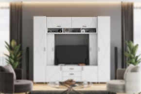 Шкаф настенный "Сандра" 1500 (Белый лофт) в Ревде - revda.ok-mebel.com | фото 2