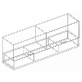 Шкаф настенный "Сандра" 1500 (Белый лофт) в Ревде - revda.ok-mebel.com | фото 3