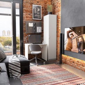 Шкаф ОРИОН однодверный, цвет белый в Ревде - revda.ok-mebel.com | фото 4