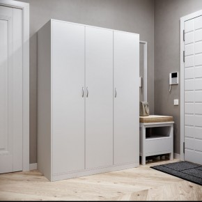 Шкаф ОРИОН трехдверный, цвет белый в Ревде - revda.ok-mebel.com | фото 2