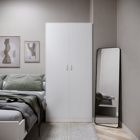 Шкаф ПЕГАС двухдверный, цвет белый в Ревде - revda.ok-mebel.com | фото 4