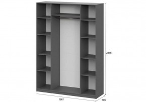 Шкаф платяной Даиго в Ревде - revda.ok-mebel.com | фото 3