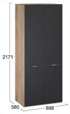 Шкаф платяной Глосс СМ-319.07.003 в Ревде - revda.ok-mebel.com | фото 4