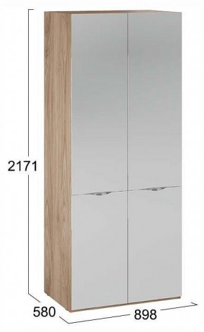 Шкаф платяной Глосс СМ-319.07.004 в Ревде - revda.ok-mebel.com | фото 4