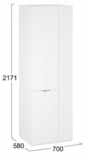 Шкаф платяной Глосс СМ-319.07.006 в Ревде - revda.ok-mebel.com | фото 4