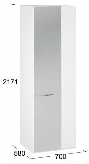 Шкаф платяной Глосс СМ-319.07.007 в Ревде - revda.ok-mebel.com | фото 4