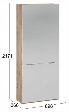 Шкаф платяной Глосс СМ-319.07.014 в Ревде - revda.ok-mebel.com | фото 4