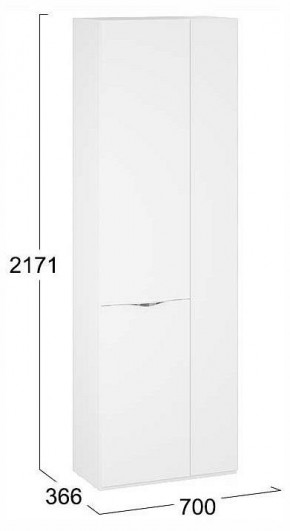 Шкаф платяной Глосс СМ-319.07.016 в Ревде - revda.ok-mebel.com | фото 4