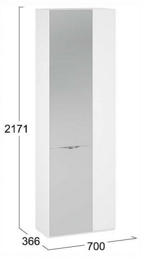 Шкаф платяной Глосс СМ-319.07.017 в Ревде - revda.ok-mebel.com | фото 4
