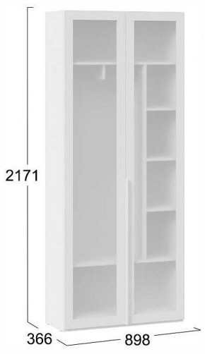 Шкаф платяной Порто СМ-393.07.226 в Ревде - revda.ok-mebel.com | фото 4