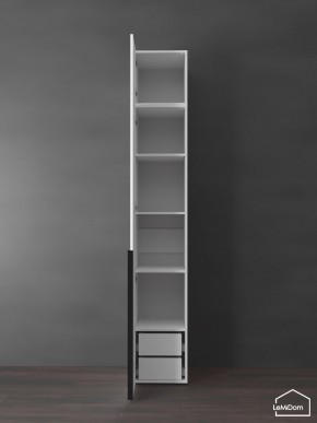Шкаф с антресолью Linnea MHR-1A-4 2450х400х510 (Белый-М 11.1.2) в Ревде - revda.ok-mebel.com | фото 6