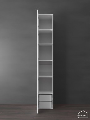 Шкаф с антресолью Linnea MHR-1POA-4 2450х400х510 (Белый-М 11.1.2) в Ревде - revda.ok-mebel.com | фото 6