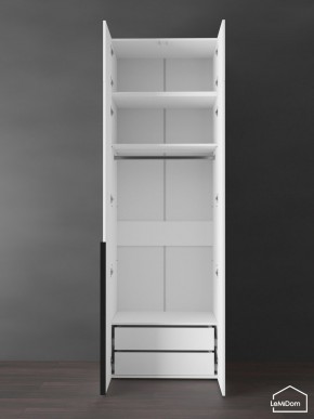 Шкаф с антресолью Linnea MHR-2A-3 2450х800х510 (Белый-М 11.1.2) в Ревде - revda.ok-mebel.com | фото 6