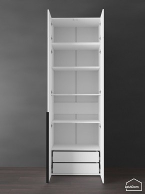 Шкаф с антресолью Linnea MHR-2A-4 2450х800х510 (Белый-М 11.1.2) в Ревде - revda.ok-mebel.com | фото 6