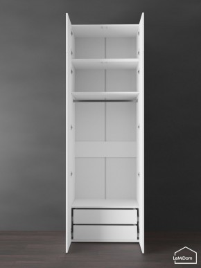 Шкаф с антресолью Linnea MHR-2POA-3 2450х800х510 (Белый-М 11.1.2) в Ревде - revda.ok-mebel.com | фото 5