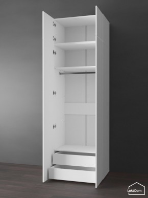 Шкаф с антресолью Linnea MHR-2POA-3 2450х800х510 (Белый-М 11.1.2) в Ревде - revda.ok-mebel.com | фото 6