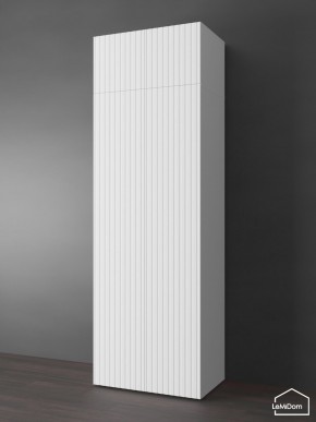 Шкаф с антресолью Linnea MHR-2POA-4 2450х800х510 (Белый-М 11.1.2) в Ревде - revda.ok-mebel.com | фото