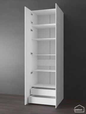 Шкаф с антресолью Linnea MHR-2POA-4 2450х800х510 (Белый-М 11.1.2) в Ревде - revda.ok-mebel.com | фото 5