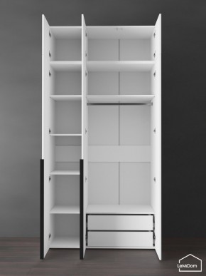 Шкаф с антресолью Linnea MHR-3A-2 2450х1200х510 (Белый-М 11.1.2) в Ревде - revda.ok-mebel.com | фото 6