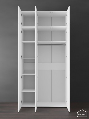 Шкаф с антресолью Linnea MHR-3POA-1 2450х1200х510 (Белый-М 11.1.1) в Ревде - revda.ok-mebel.com | фото 4