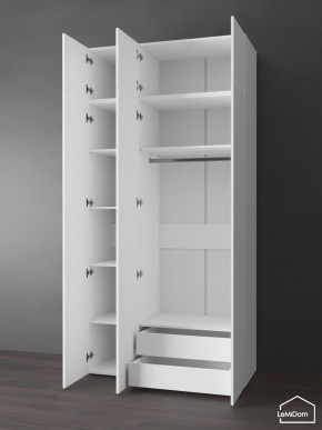 Шкаф с антресолью Linnea MHR-3POA-2 2450х1200х510 (Белый-М 11.1.2) в Ревде - revda.ok-mebel.com | фото 5