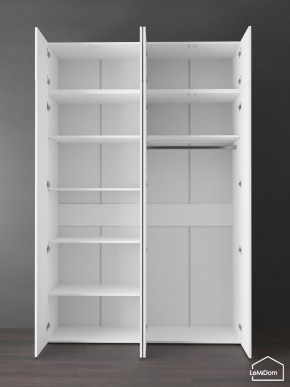 Шкаф с антресолью Linnea MHR-4POA-1 2450х1600х510 (Белый-М 11.1.1) в Ревде - revda.ok-mebel.com | фото 4