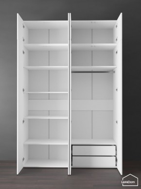 Шкаф с антресолью Linnea MHR-4POA-2 2450х1600х510 (Белый-М 11.1.1) в Ревде - revda.ok-mebel.com | фото 5