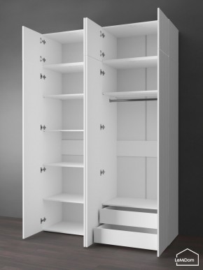 Шкаф с антресолью Linnea MHR-4POA-2 2450х1600х510 (Белый-М 11.1.1) в Ревде - revda.ok-mebel.com | фото 6