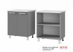 ШКАФ-СТОЛ РАБОЧИЙ 2-ДВЕРНЫЙ 7Р1 (700Х820Х500) КГ Крафт в Ревде - revda.ok-mebel.com | фото