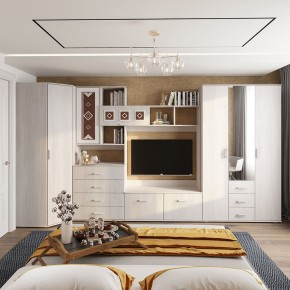 Шкаф угловой Белла (Ясень белый) в Ревде - revda.ok-mebel.com | фото 3