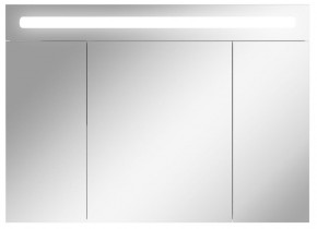 Шкаф-зеркало Аврора 100 с подсветкой LED Домино (DV8012HZ) в Ревде - revda.ok-mebel.com | фото