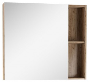 Шкаф-зеркало Craft 80 левый/правый Домино (DCr2204HZ) в Ревде - revda.ok-mebel.com | фото