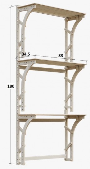 Система  хранения  Конструктор Арт. СХ3-1 в Ревде - revda.ok-mebel.com | фото 2