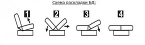 СОФИЯ ЛЮКС Диван БД (пруж.блок) в Ревде - revda.ok-mebel.com | фото 6