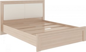 Кровать 1.6 Глэдис М31 с настилом и мягкой частью (ЯШС/Белый) в Ревде - revda.ok-mebel.com | фото
