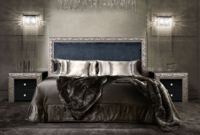 Спальный гарнитур Тиффани Premium черная/серебро в Ревде - revda.ok-mebel.com | фото 2
