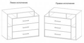 Спальный гарнитур Юнона (вариант-2) в Ревде - revda.ok-mebel.com | фото 4