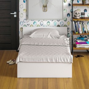 Стандарт Кровать 1200, цвет белый, ШхГхВ 123,5х203,5х70 см., сп.м. 1200х2000 мм., без матраса, основание есть в Ревде - revda.ok-mebel.com | фото 5