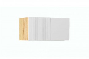 СТЕФАНИ-1.1 Антресоль (дуб крафт золотой/белый софт) в Ревде - revda.ok-mebel.com | фото