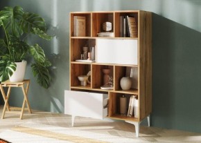 Стеллаж Арбат (белый) в Ревде - revda.ok-mebel.com | фото 3