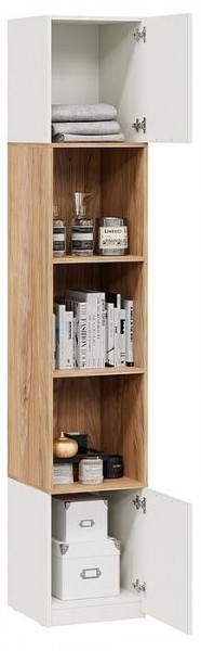 Стеллаж комбинированный Стелла в Ревде - revda.ok-mebel.com | фото 3