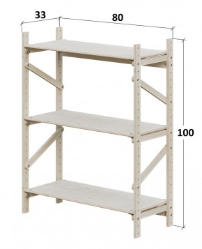 Стеллаж Конструктор Арт.С1000-1 в Ревде - revda.ok-mebel.com | фото 2