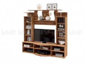 Стенка Виста (Белый глянец/Дуб крафт) в Ревде - revda.ok-mebel.com | фото 2