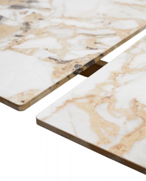 Стол ACERRA NEW 160 GLOSS GRAND JADE SOLID CERAMIC/ каркас цвета шампань, ®DISAUR в Ревде - revda.ok-mebel.com | фото 8