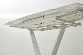 Стол ALATRI 120 GLOSS STATUARIO WHITE SOLID CERAMIC / WHITE, ®DISAUR в Ревде - revda.ok-mebel.com | фото 7