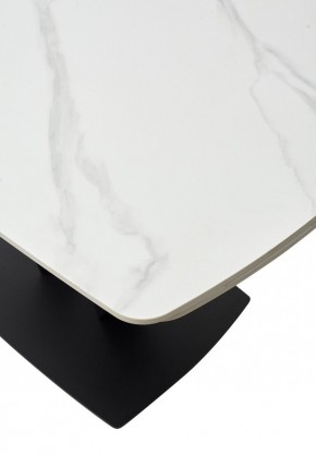 Стол ALATRI 120 MATT WHITE MARBLE SOLID CERAMIC / BLACK, ®DISAUR в Ревде - revda.ok-mebel.com | фото 11