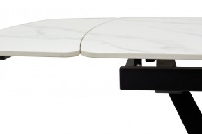 Стол ALATRI 120 MATT WHITE MARBLE SOLID CERAMIC / BLACK, ®DISAUR в Ревде - revda.ok-mebel.com | фото 5