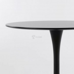 Стол Barneo T-3 Tulip style (RAL9017 черный, D90) в Ревде - revda.ok-mebel.com | фото