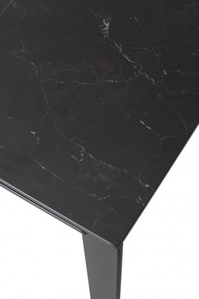 Стол CORNER 120 MATT BLACK MARBLE SOLID CERAMIC / BLACK, ®DISAUR в Ревде - revda.ok-mebel.com | фото 9