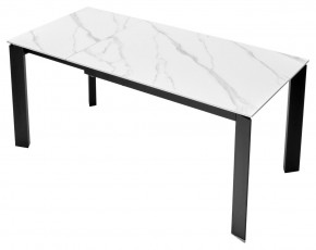 Стол CORNER 120 MATT WHITE MARBLE SOLID CERAMIC / BLACK, ®DISAUR в Ревде - revda.ok-mebel.com | фото 7